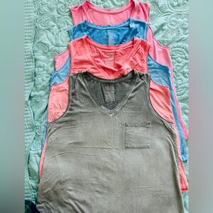 Time and Tru-4 tank tops